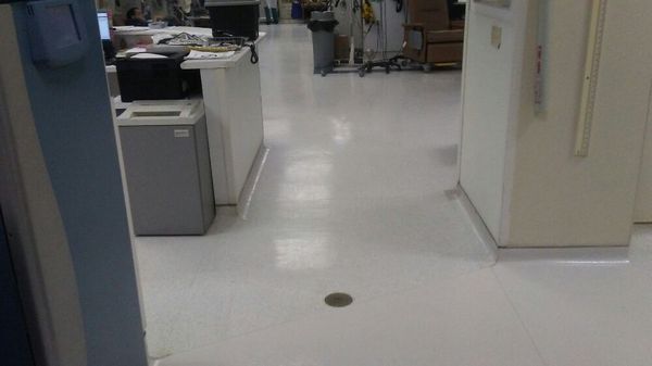 This is a completed ex
Epoxy floor in a medical area good for 20 years.