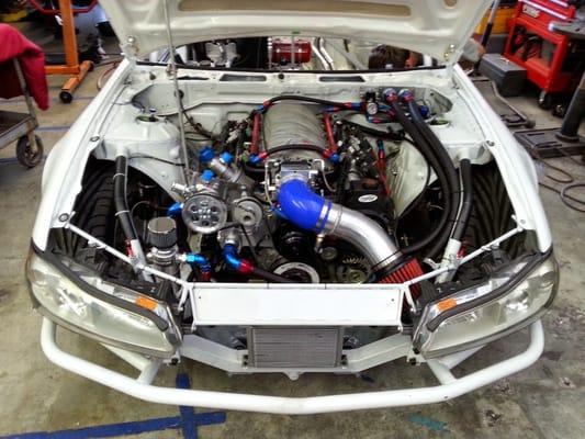 Custom front Nissan 240sx tube front LS3