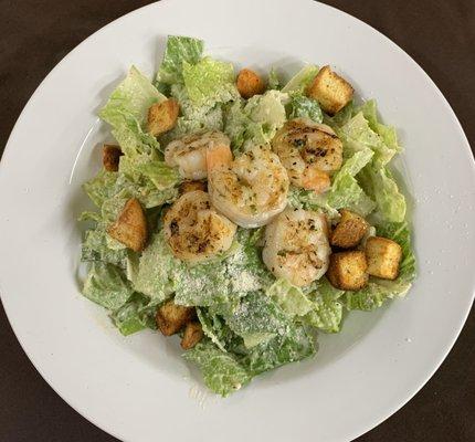 Caesar Salad with Grilled Shrimp