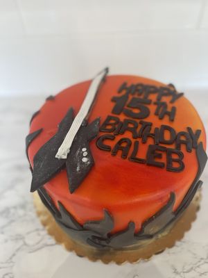 Heavy Metal Birthday Cake