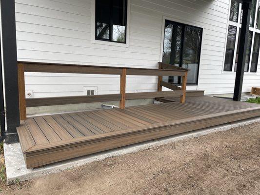 Trex decking & handrail