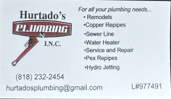 Hurtado's Plumbing