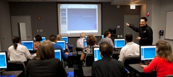 Training classes in the Adobe Creative Suite, WordPress, HTML, CSS, PHP, MySQL, JavaScript, SharePoint, more.