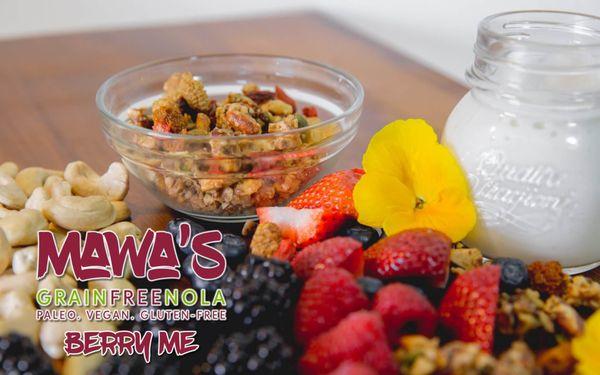 Berry Me GrainFreeNola: Gluten-Free, Vegan, Paleo Granola - Organic and All Natural Ingredients