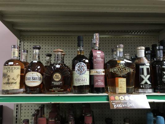 Some of our bourbon whiskey specialty