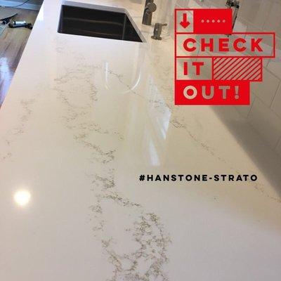 Quartz countertops #Hanstone-Strato best quality for the best price!