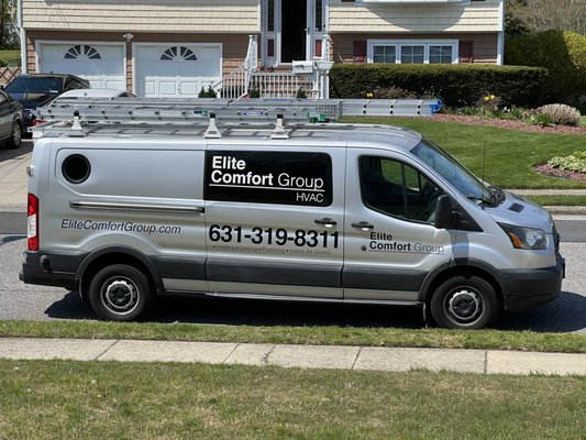 Elite Comfort Group work van