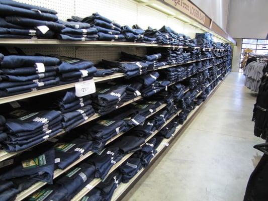 Madsen's carries thousands of pairs of durable work jeans.