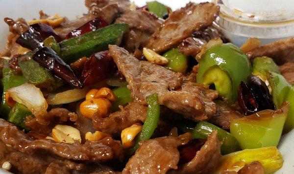 Kung Pao beef. Was really good.