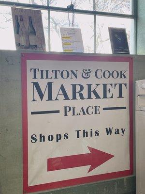 We may be found inside the Tilton & Cook Market Place on the 3rd Floor.