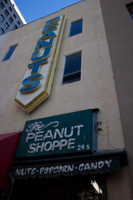 The Peanut Shoppe on Main St. in Memphis, TN