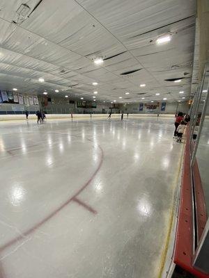 Ice rink for open skate