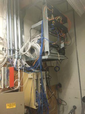 Customers Server Rack needing wire management and upgrades.