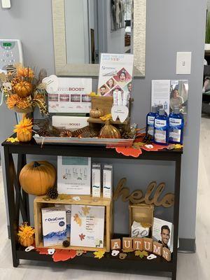 Fall Products Display