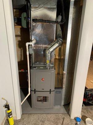 New furnace install.