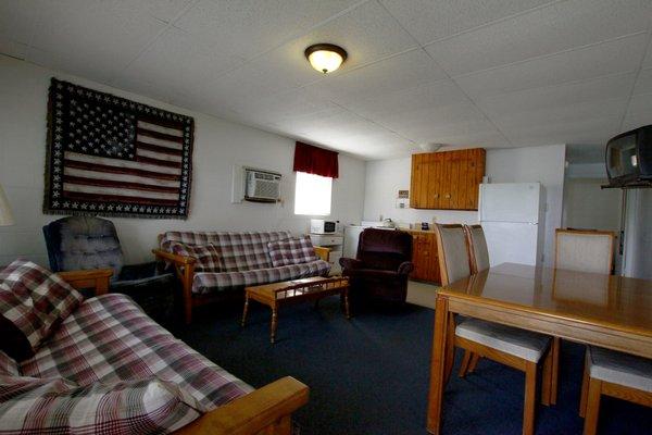 Lakeside suite living area