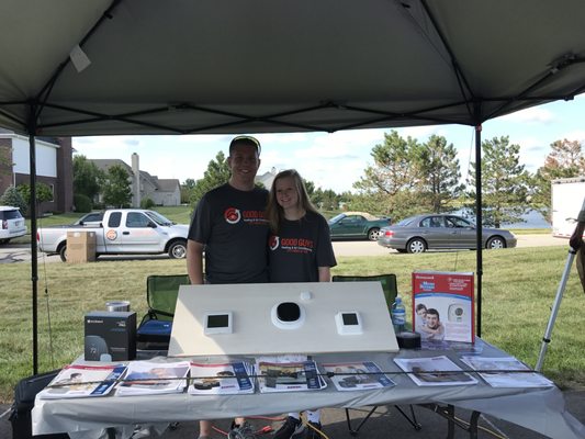 Display in local small business event