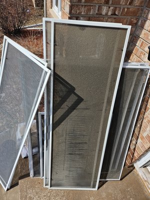 Dirty screens? Call Seymour Window Cleaning to take care of that!