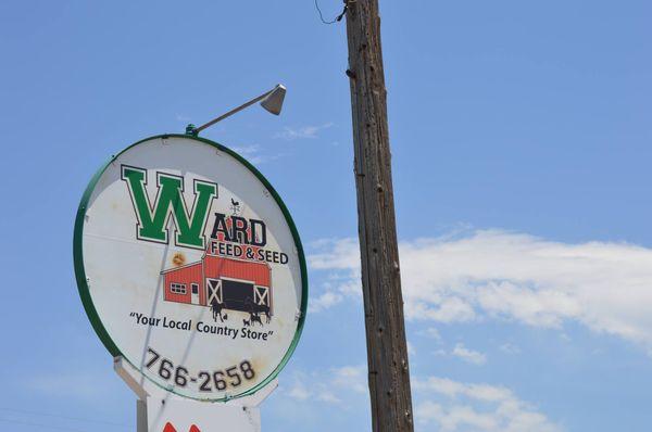 The old store sign. Wasn't it a beauty?