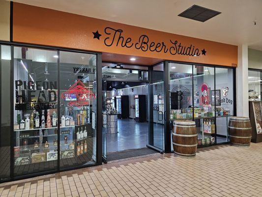 Store front inside the Carson mall.