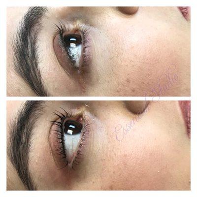 Keratin lash lift