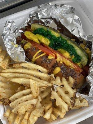 Chicago hot dog