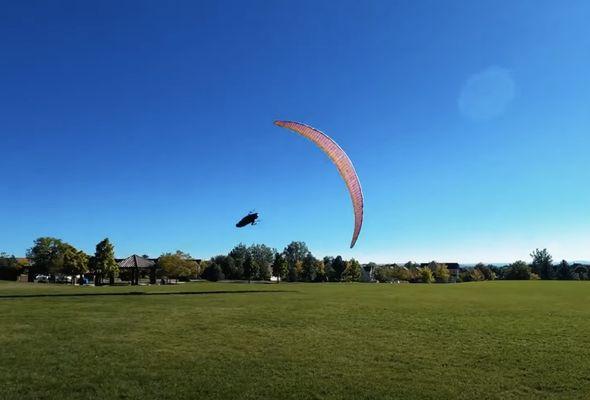 Paragliding shoot