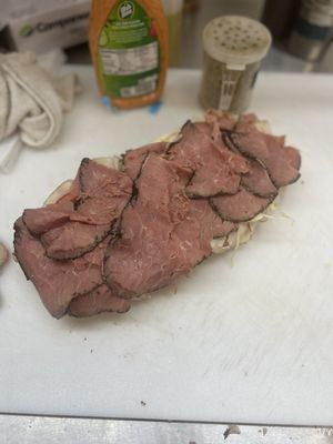 Roast beef hoagie