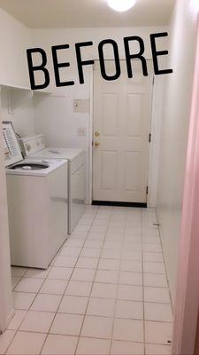 Laundry room (Before)