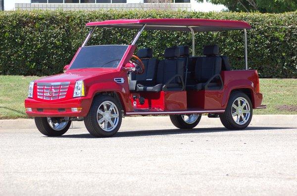 Cadillac Escalade 6 Passenger Golf Cart Rental