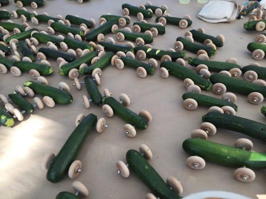 Zucchini racers