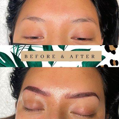 Virgin brows to Initial Session