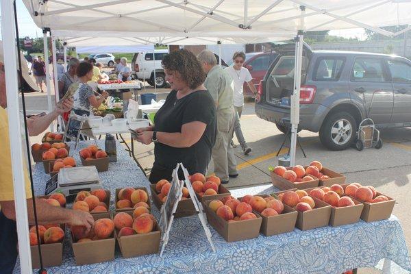 Peach Tree Farms sells delicious, fresh-picked Mid-Missouri peaches.