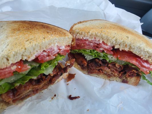 A Jersey BLT!  It's Jersey because of the fresh Jersey tomatoes!