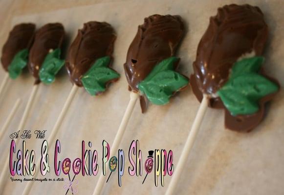 Cadbury Filled Rose Pops... any shape and/or mold available