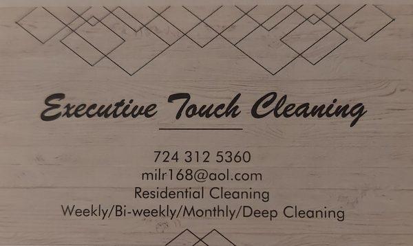 Executive Touch Cleaning