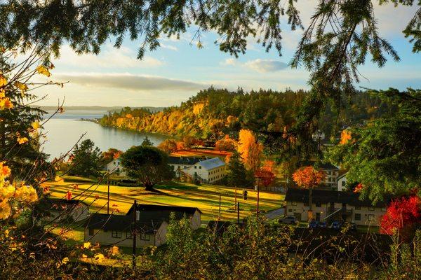 Autumn at Fort Worden in Port Townsend, WA. Photo by Gary Romjue