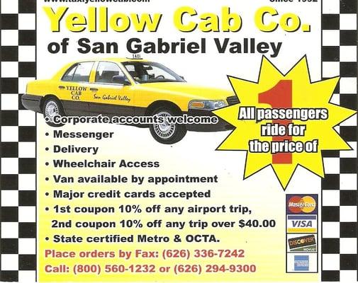 A1 Taxi Yellow Cab