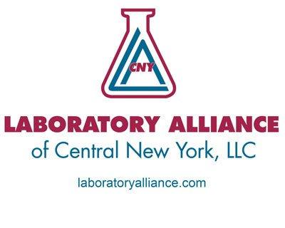 Laboratory Alliance logo with flask and website listed below - laboratoryalliance.com