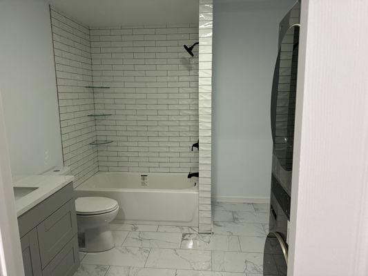 Finish full bathroom