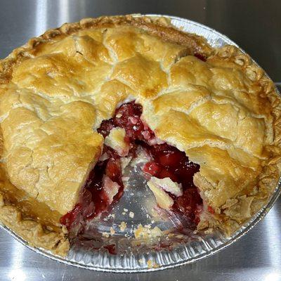 Jan's cherry pie is perfect in every way