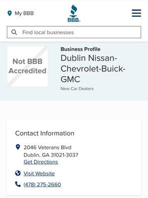 Dublin Chevrolet Buick GMC Nissan