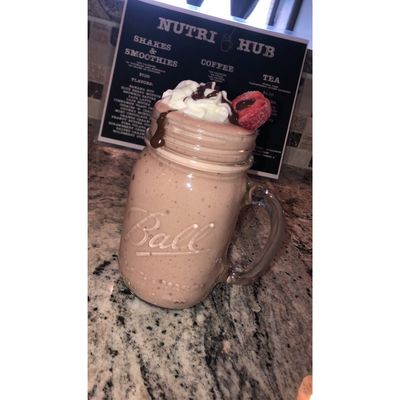 Chocolate covered strawberry shake