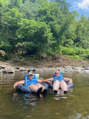 Tubing July 2023  Cathy & Linda