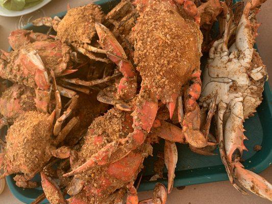 Steamed Blue Crabs