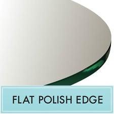 Flat Polished Edge Table top Glass