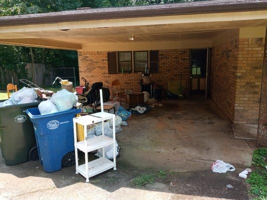 Tenant debris removal