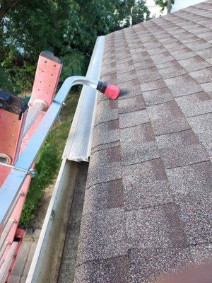 Gutter gaurds installed