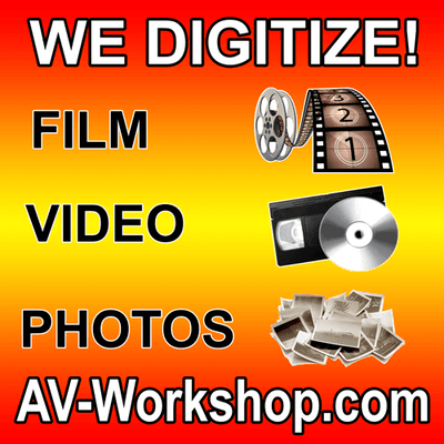 Protect your memories! We Digitize 8mm film, Video to DVD, Photos, Slides, Negatives and More!