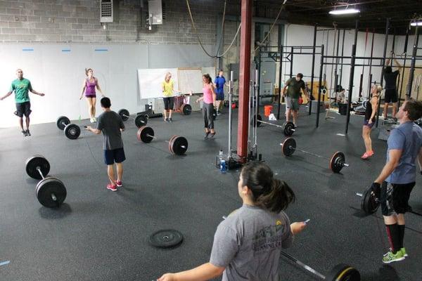 CrossFit St. Louis Class.